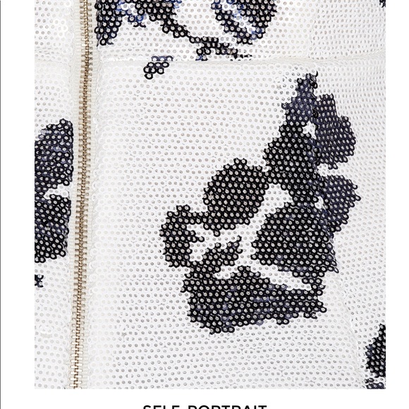 Self-Portrait sequin wrap blouse - Picture 6 of 7